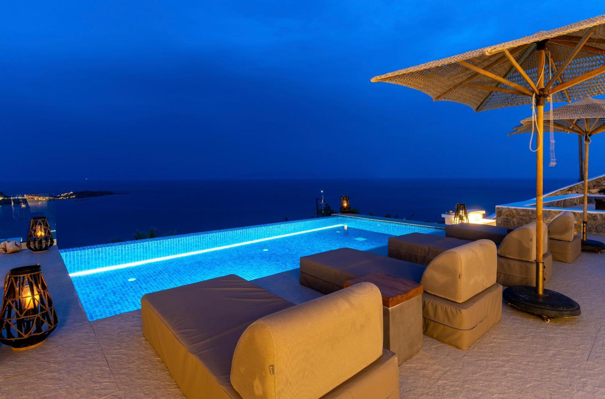 Villa Paoli - Private Pool, Sea View & Jacuzzi Mykonos Town Exterior photo