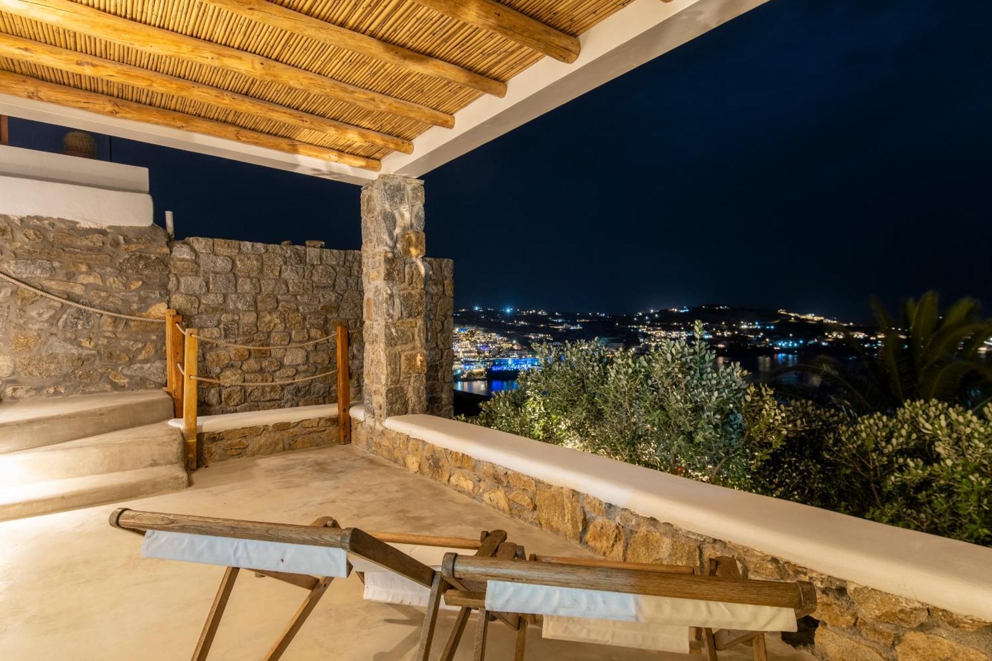 Villa Paoli - Private Pool, Sea View & Jacuzzi Mykonos Town Exterior photo