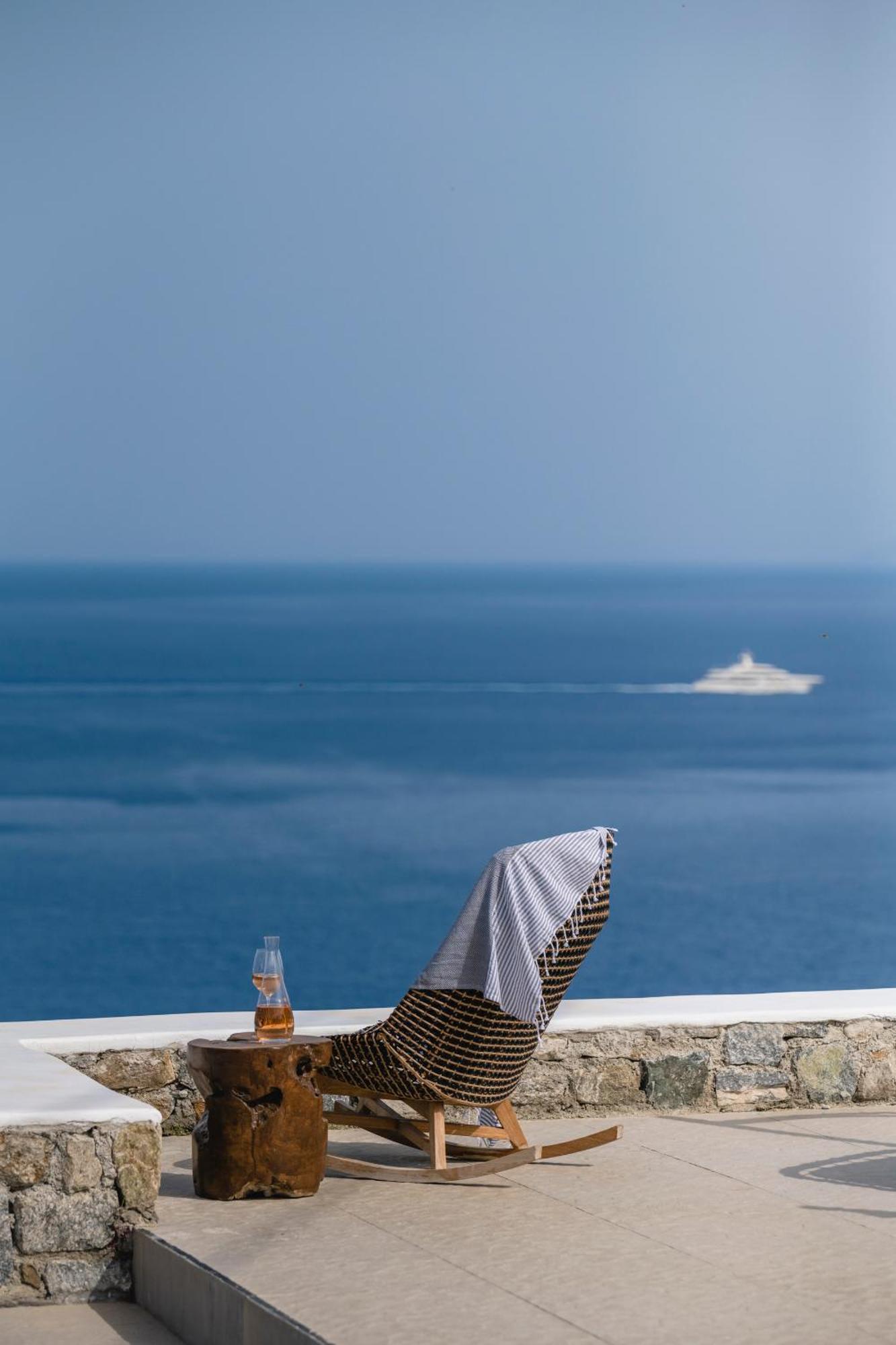 Villa Paoli - Private Pool, Sea View & Jacuzzi Mykonos Town Exterior photo